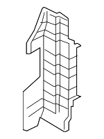 291343X100 - Cooling System: Air Guide for Hyundai: Elantra, Elantra Coupe Image