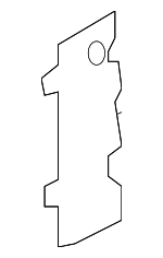 L20653351 - Body: Outer Rail Reinforced Plate for Mazda Image