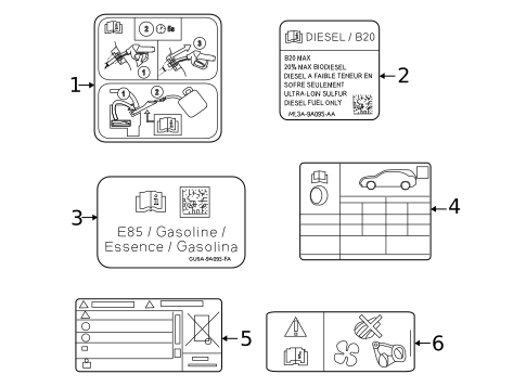 Information Labels for 2024 Ford F-150 #0