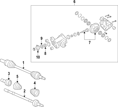 Propeller Shaft for 2016 Chevrolet SS #0