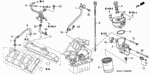 11110PR7A00 - Engine: PIPE, OIL LEVEL for Acura Image