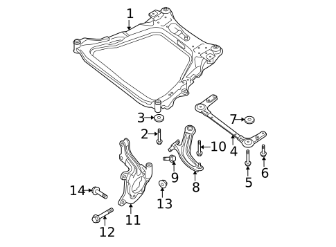 Suspension Components for 2015 Nissan Rogue Select #0
