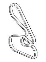 56992RV0A05 - Cooling System: Serpentine Belt for Honda: Accord, Accord Crosstour, Crosstour, Odyssey, Pilot, Ridgeline Image