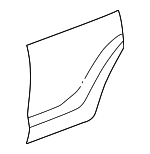 19184024 - : Passenger Side Rear Door Outer Panel for Pontiac: Vibe Image