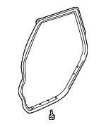 19184154 - Body: Door Weather-strip for Pontiac: Vibe Image