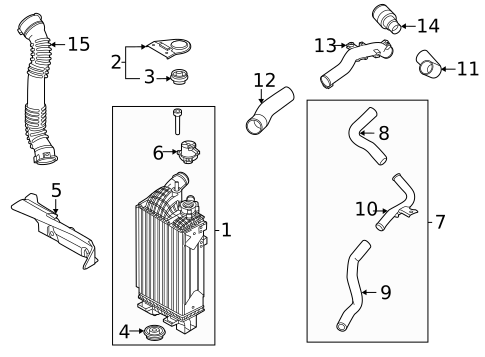 Intercooler for 2022 Hyundai Tucson #0