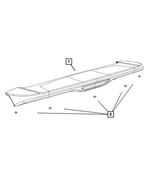 68217495AA - Exterior Ornamentation: Liftgate Spoiler for Mopar Image