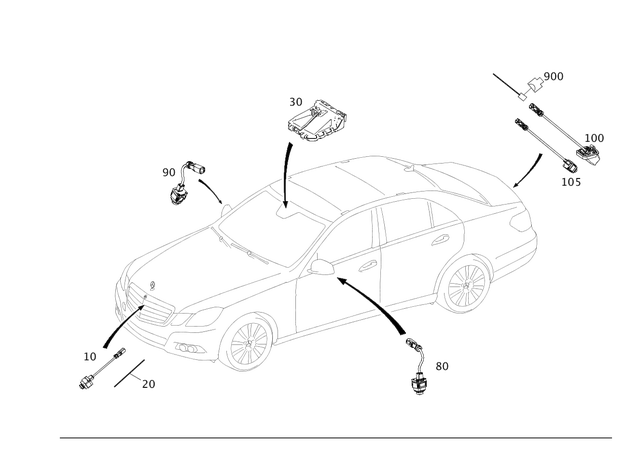 9059403 - Electrical System: Camera for Mercedes-Benz Image image