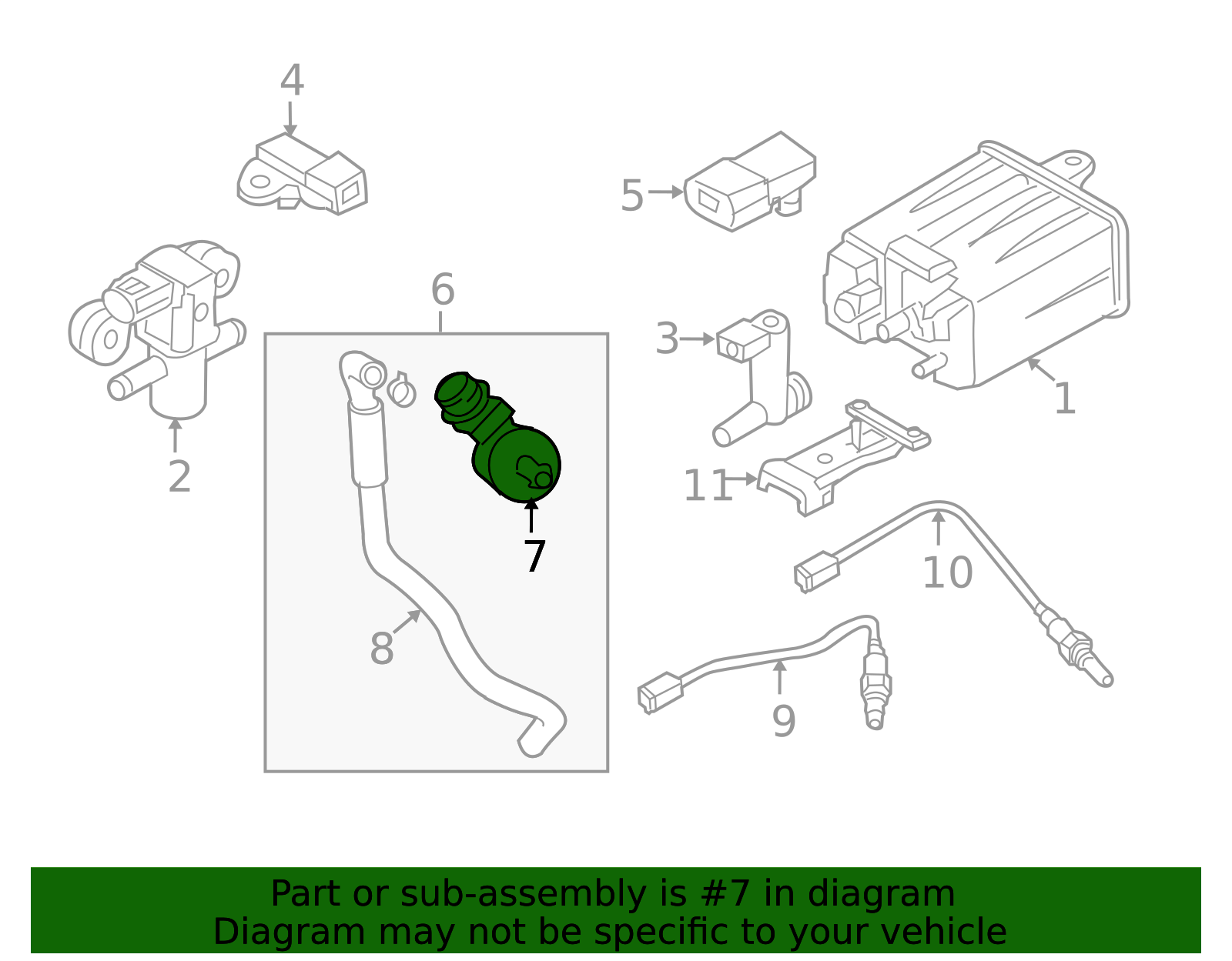 2005-2024 Nissan Emission Check Valve 14939-EA200 | OEM Parts Online