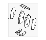 SU00310626 - Brakes: Brake Pads for Toyota: GR86 Image
