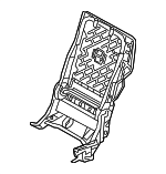 89310D9000 - Body: Seat Back Frame for Kia: Sportage Image