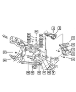 52106386AB - Front Suspension &amp; Drive: Control Arm, Upper Right for Mopar Image