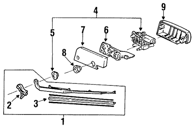 76732SR3305 - : Wiper Arm Assembly Refill for Honda Image