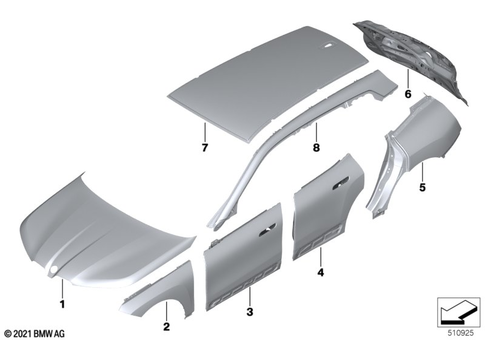 Outer Panels for 2024 BMW iX xDrive60 #0