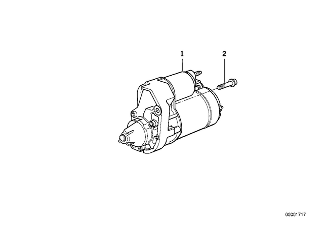 12412306700 - : Starter for BMW-Motorrad Image