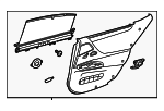 6763006N82N5 - Body: Door Trim Panel for Lexus: ES250, ES300h, ES350 Image
