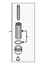 2781800009 - Maintenance &amp; Lubrication: Engine Oil Filter Element for Mercedes-Benz Image
