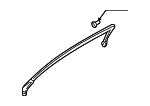 MR341828 - Body: Upper Weather-strip for Chrysler: Sebring | Dodge: Stratus Image
