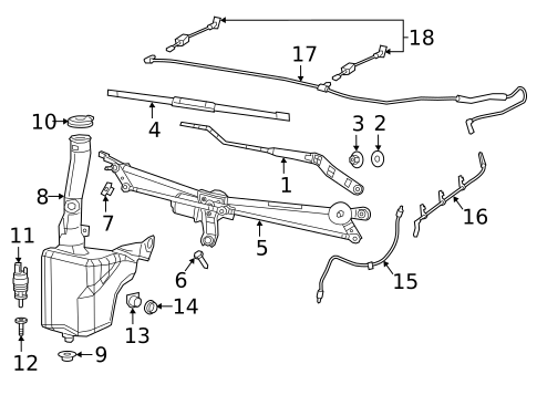 Wiper & Washer Components for 2024 Ram 3500 #0