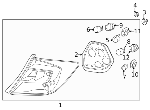 Bulbs - Chassis for 2012 Honda Civic #5
