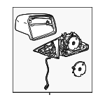 2078100376 - : Mirror Assembly for Mercedes-Benz Image