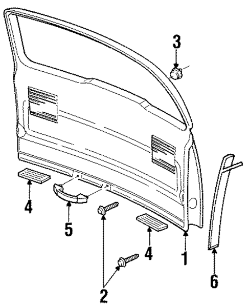 Interior Trim for 1998 Oldsmobile Silhouette #0