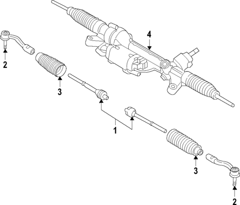 Steering Gear & Linkage for 2019 Audi A4 Quattro #1