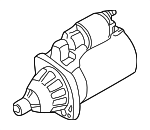 78911023DX - Electrical: Starter for Audi: A4, A4 Quattro, A6, A6 Quattro, Allroad Quattro, S4 Image
