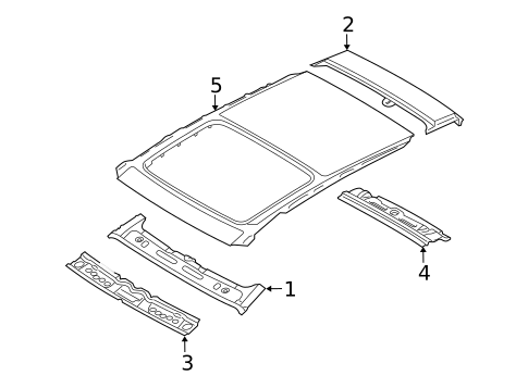 Roof & Components for 2013 Hyundai Tucson #1