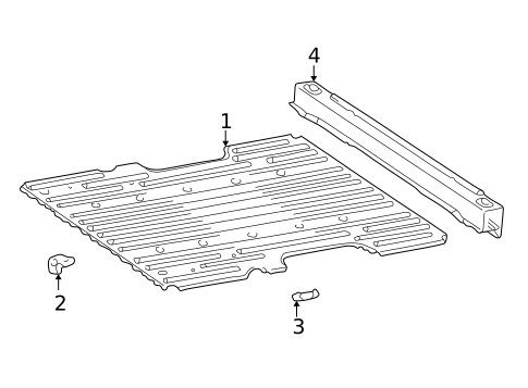 Floor - Pick UP Box for 2006 Toyota Tundra #2