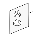 94415FA000MK - Body: Headliner Clip for Subaru: Impreza Image