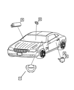 1EE14ARKAB - Restraints: Driver Air Bag for Mopar Image