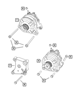 R4801769AB - Electrical: Engine Generator, Remanufactured for Dodge: Ram 2500 | Ram: 1500, 2500, 3500 Image