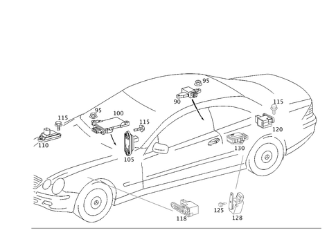 Electronic Stability Program (ESP&reg;) for 1998 Mercedes-Benz CL500 #0