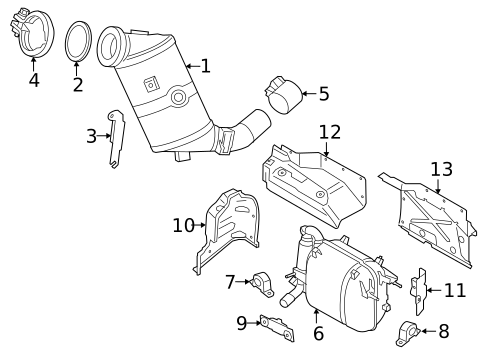 Exhaust Components for 2014 BMW i3 #0