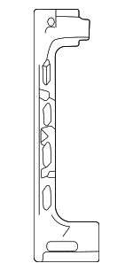 68109663AA - Body: Front Reinforced for Mopar Image