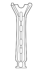 68109590AB - Body: Center Pillar for Mopar Image