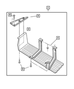 82203839 - Mopar Accessories - Component Parts: Skid - Fuel Tank Plate Package for Mopar Image