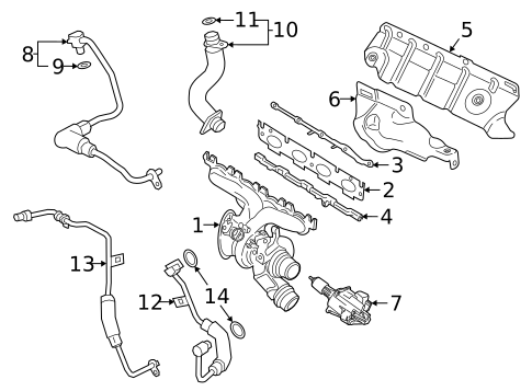 Exhaust Manifold for 2024 BMW 430i xDrive #1