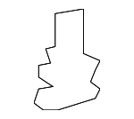 6786752020 - Body: Surround Weather-strip Retainer Clip for Scion: xA | Toyota: 4Runner, Echo, Land Cruiser, Prius C, Tacoma, Yaris Image