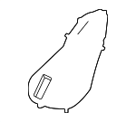 67842AK010 - Body: Water Deflector for Toyota Image