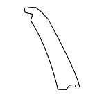 75763AK010 - Body: Rear Molding for Toyota Image