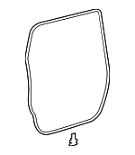 67872AK010 - Body: Surround Weather-strip for Toyota Image