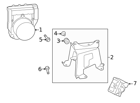 ABS Components for 2019 Toyota Highlander #0