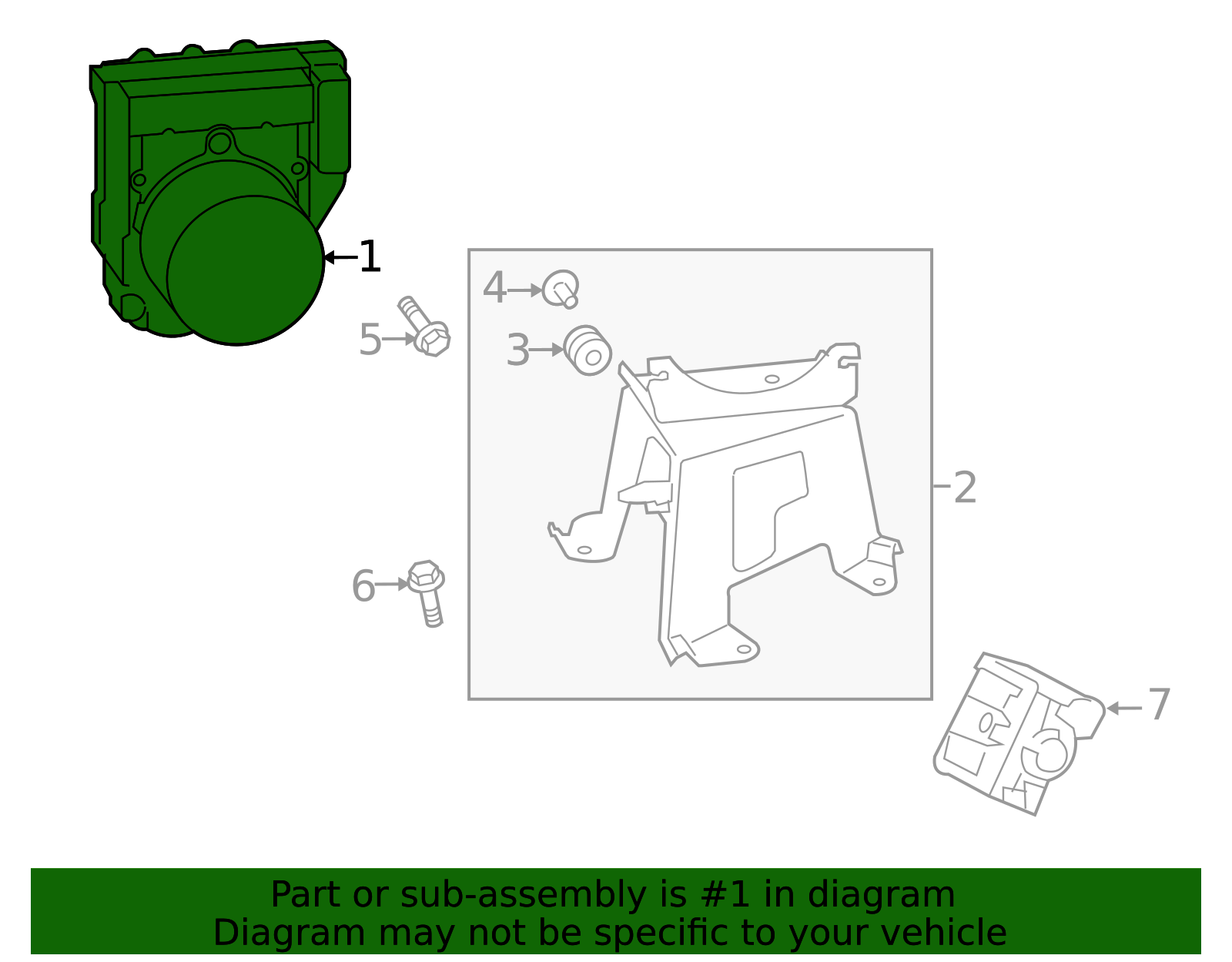 44050-0E180 - ABS Hydraulic Assembly 2014-2017 Toyota Highlander ...