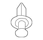 GD7A50EA1 - Body: Under Cover Fastener for Mazda: 2, 3, 5, 6, CX-3, CX-30, CX-5, CX-50, CX-7, CX-70, CX-9, CX-90, Millenia, MPV, MX-30 EV, MX-5 Miata, Protege, Protege5, RX-8 Image