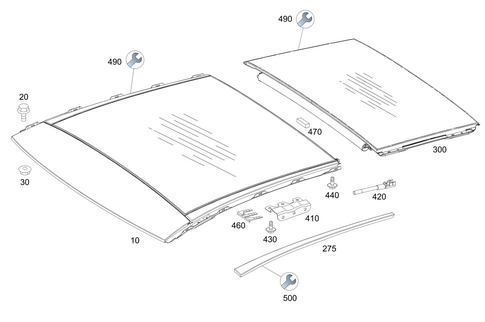 Panoramic Sunroof for 2018 Mercedes-Benz GLC43 AMG #0