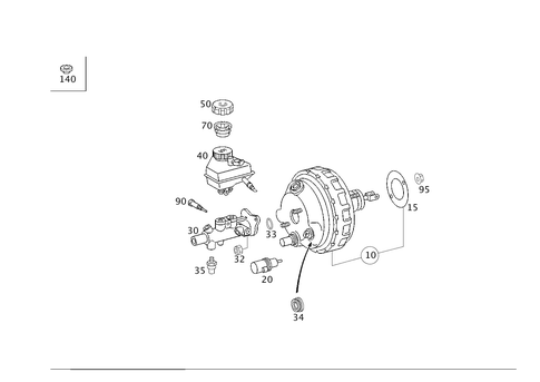 Brake Booster for 2005 Mercedes-Benz C55 AMG #0
