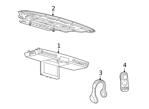 Entertainment System Components for 2009 Ford Flex #0