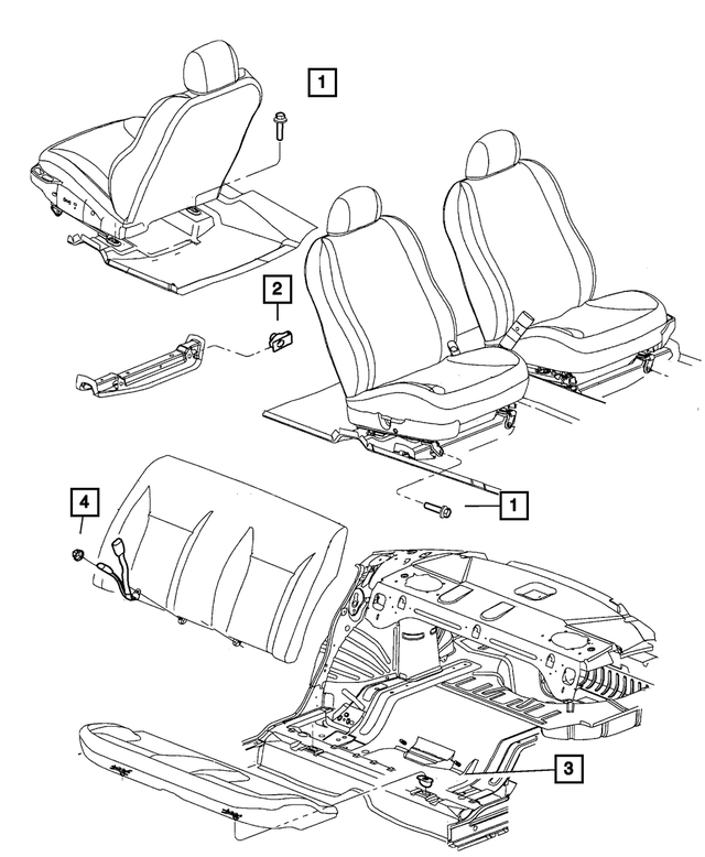 6503679 - Interior Trim: Nut, Front for Mopar Image image